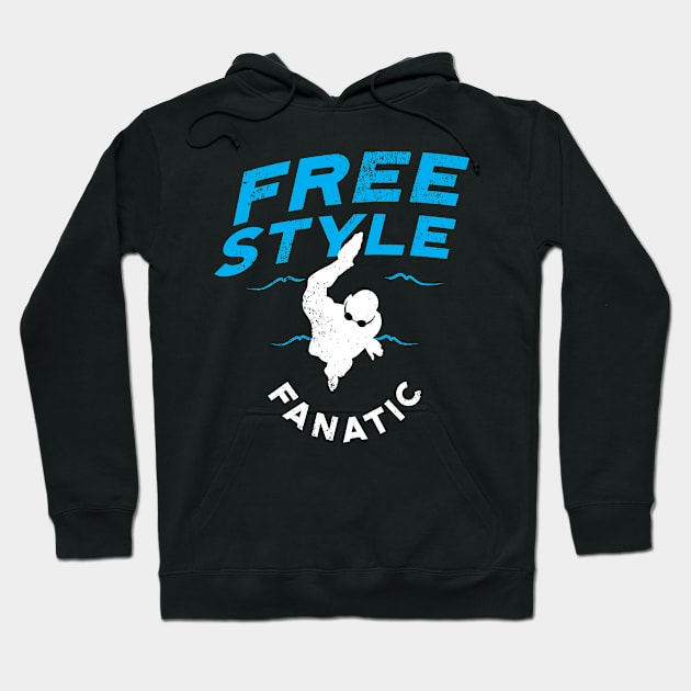 Freestyle Fanatic Swimmer 2 Hoodie by atomguy